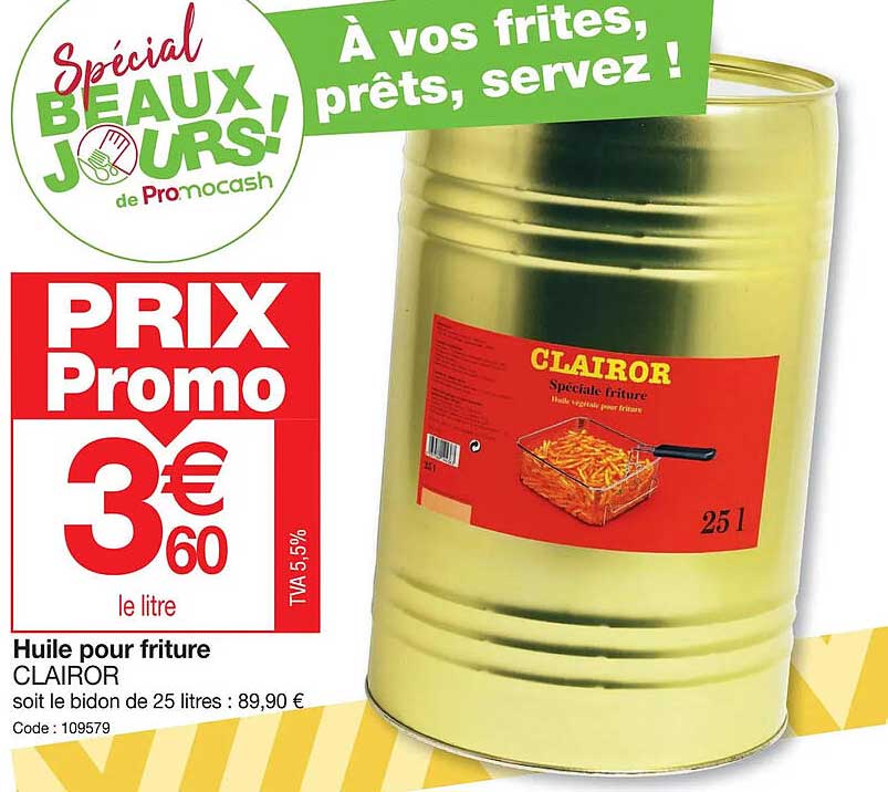 Huile Pour Friture Clairor