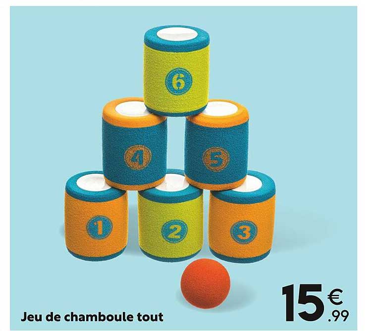 jeu de chamboule tout