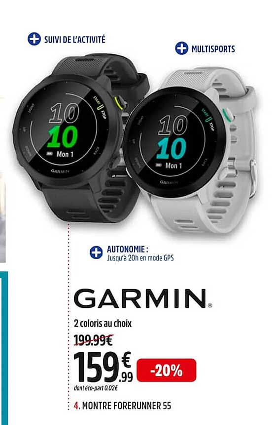 montre forerunner 55 garmin