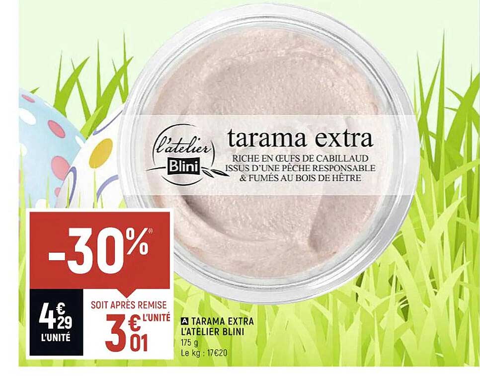 tarama extra l'atelier blini