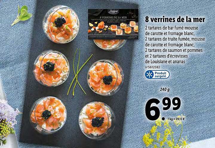 8 Verrines De La Mer Deluxe