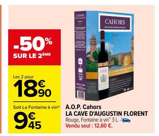 a.o.p. cahors la cave d'augustin florent