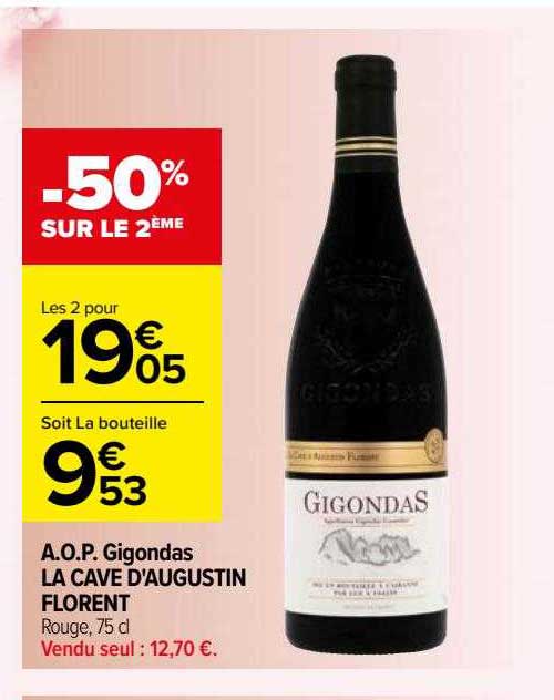 a.o.p. gigondas la cave d'augustin florent