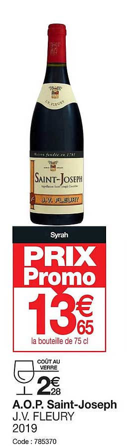 a.o.p. saint-joseph j.v. fleury 2019