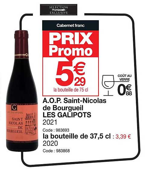 a.o.p. saint-nicolas de bourgueil les galipots 2021