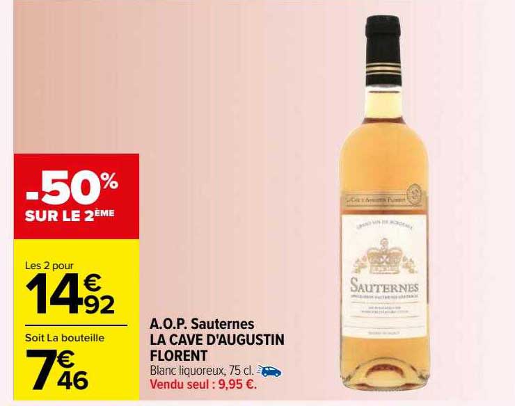 a.o.p. sauternes la cave d'augustin florent