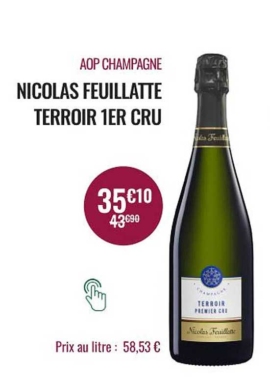 aop champagne nicolas feuillatte terroir 1er cru