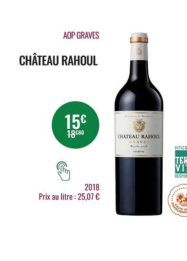 aop graves château rahoul 2018