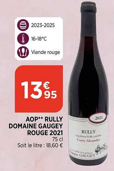 aop rully domaine gaugey rouge 2021