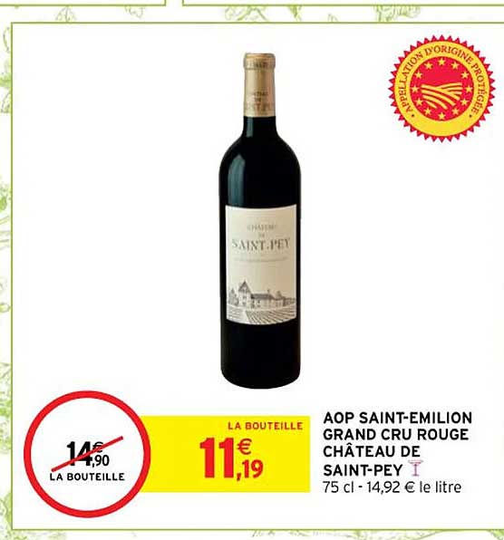 aop saint-émilion grand cru rouge château de saint-pey