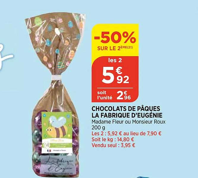 Chocolats De Pâques La Fabrique D'eugénie