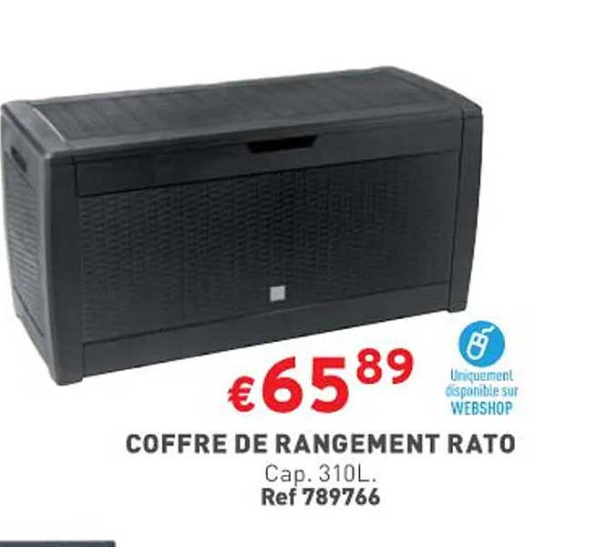 coffre de rangement rato