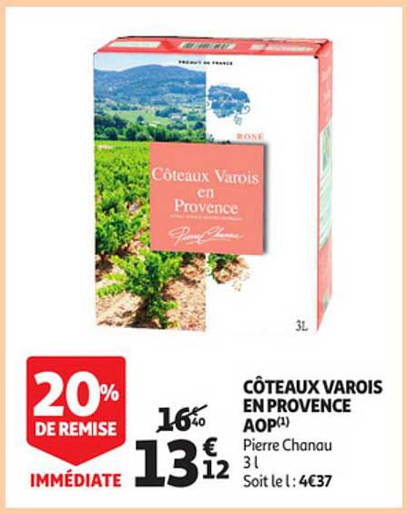 côteaux varois en provence aop pierre chanau