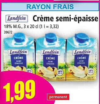 Crème Semi-épaissse Landfein