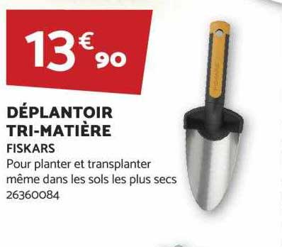 déplantoir tri-matière