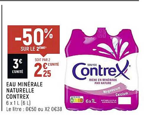 Eau Minérale Naturelle Contrex