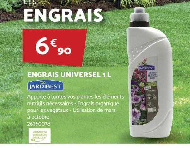 engrais universel 1l jardibest