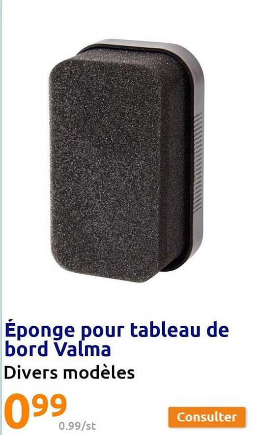 éponge pour tableau de bord valma