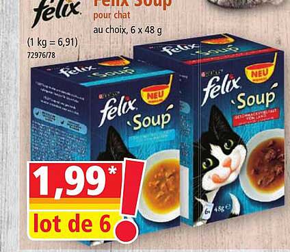 felix soup pour chat
