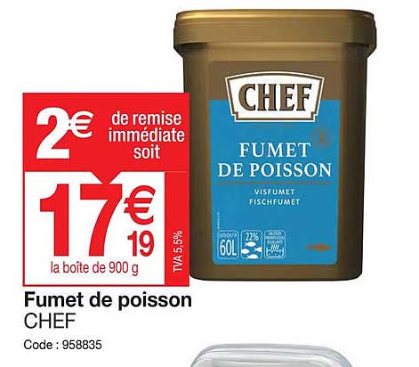 fumet de possoin chef