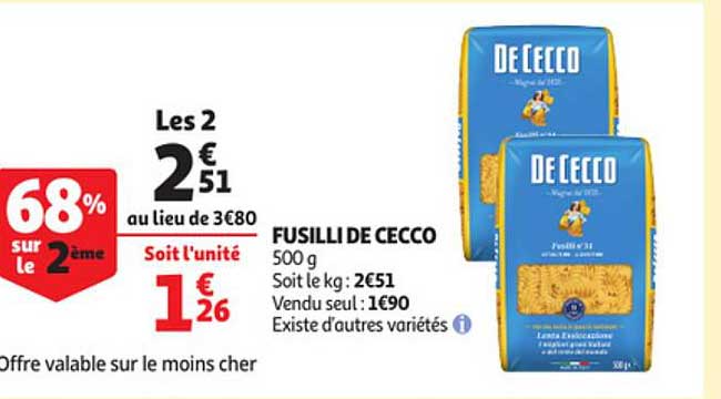 fusilli de cecco