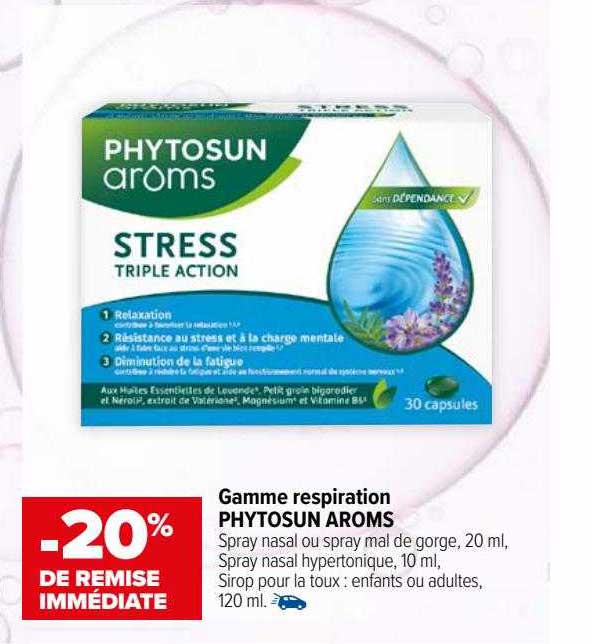 gamme respiration phytosun aroms