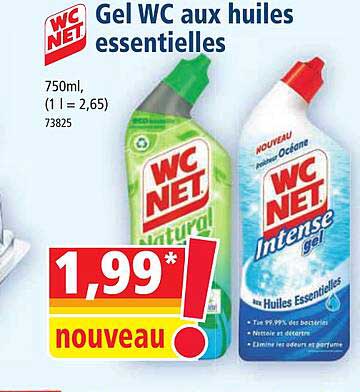 gel wc aux huiles essentielles wc net