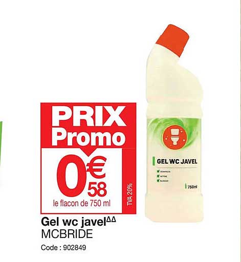 Gel Wc Javel Mcbride