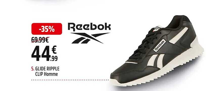 glide ripple clip homme reebok