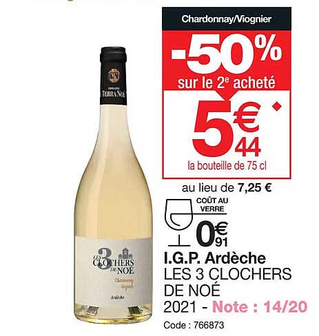 i.g.p. ardèche les 3 clochers de noé 2021