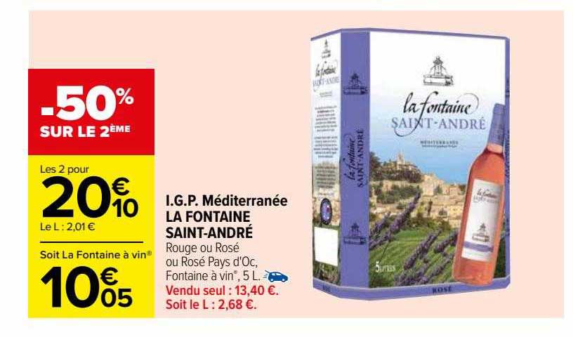 i.g.p. méditerranée la fontaine saint-andré