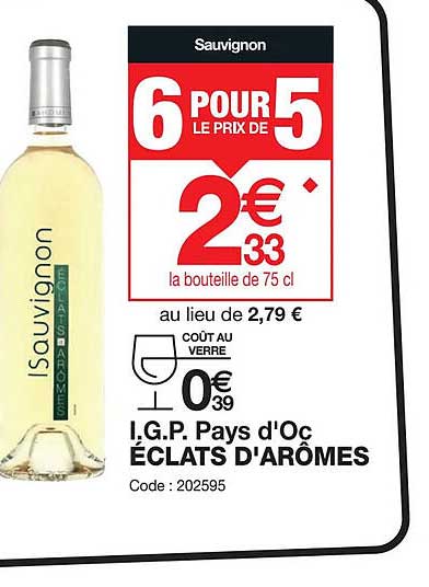 i.g.p. pays d'oc éclats d'arômes