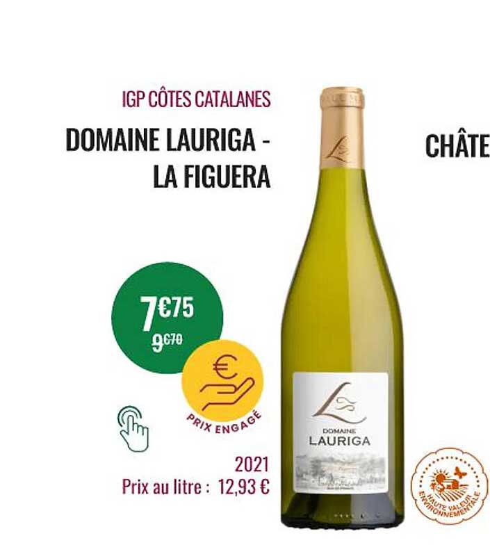 igp côtes catalanes domaine lauriga - la figuera