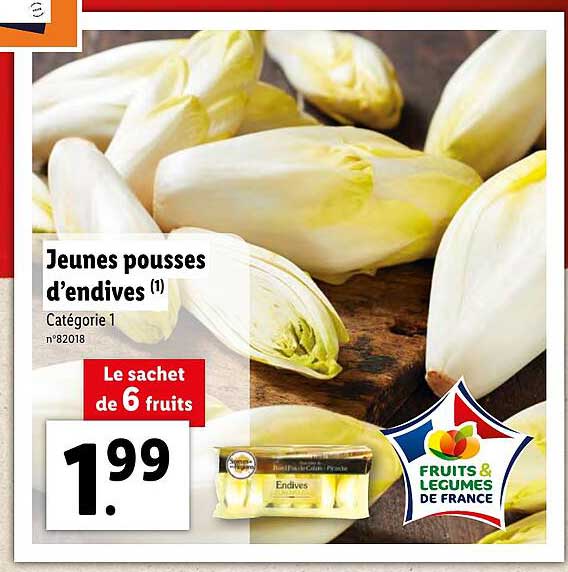 jeunes pousses d'endives