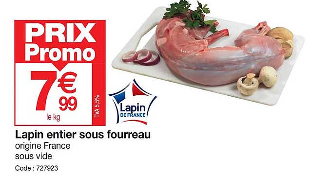 lapin entier sous fourreau