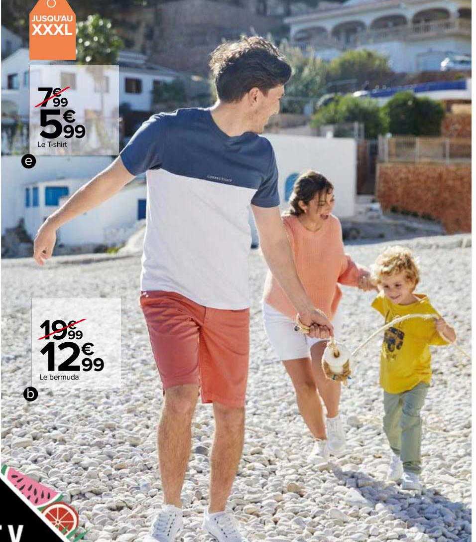 le t-shirt tex, le bermuda tex