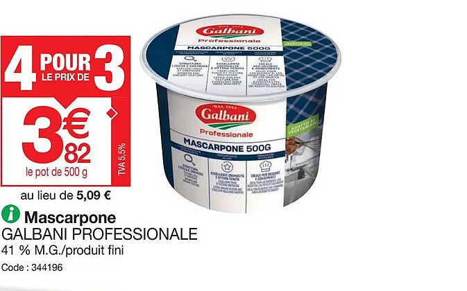 Mascarpone Galbani Professional