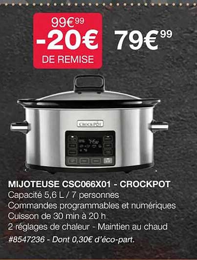mijoteuse csc066x01 - crockpot