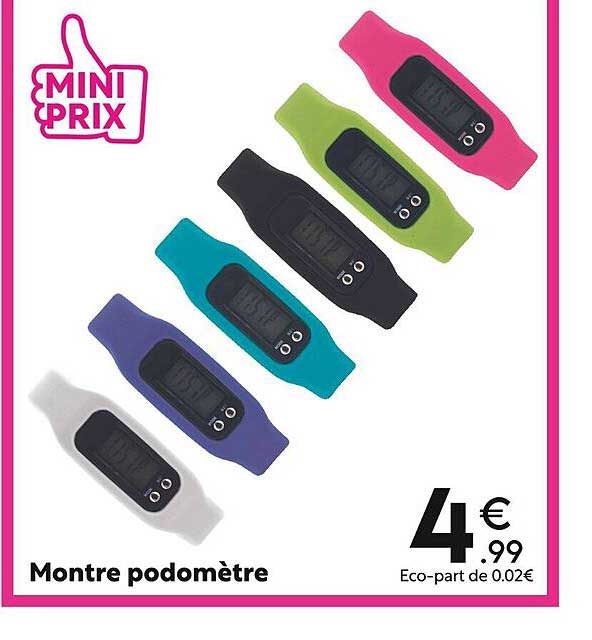montre podomètre