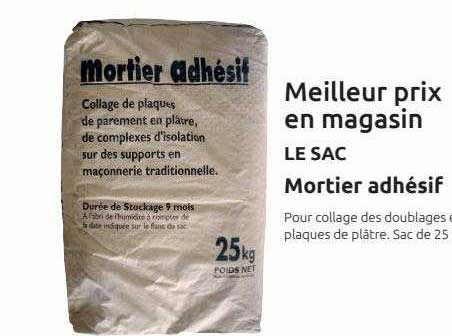 Mortier Adhésif