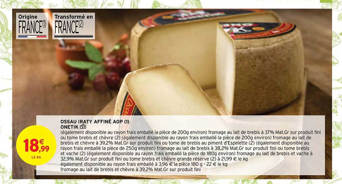 Ossau Iraty Affiné Aop Onetik