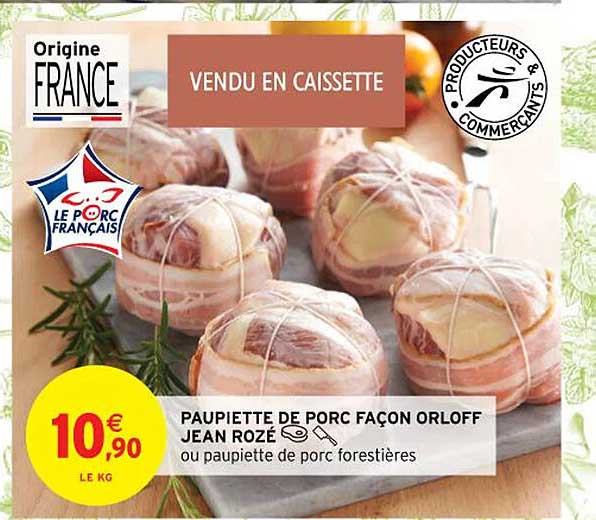 paupiette de porc façon orloff jean rozé