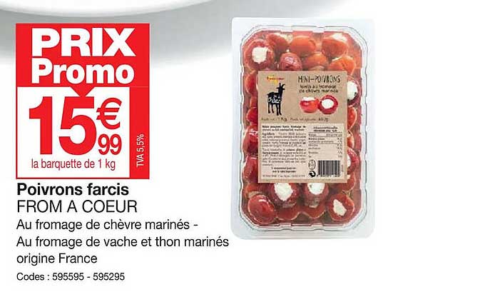 poivrons farcis from a coeur