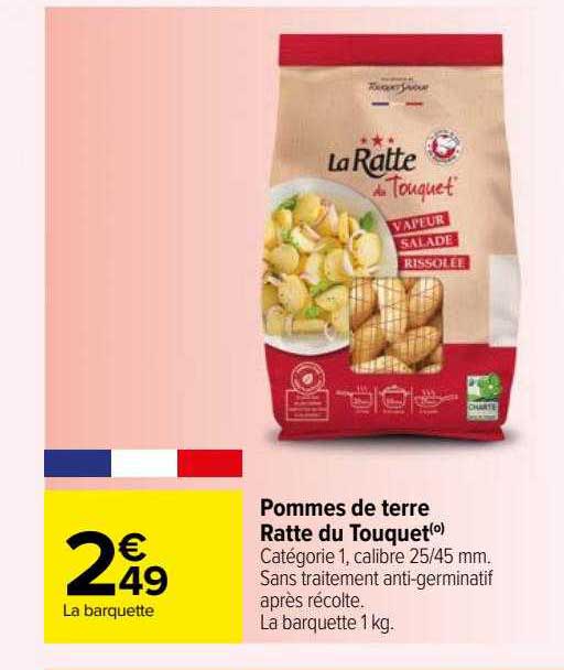 pommes de terre ratte du touquet