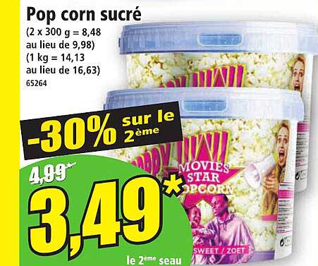 Pop Corn Sucré