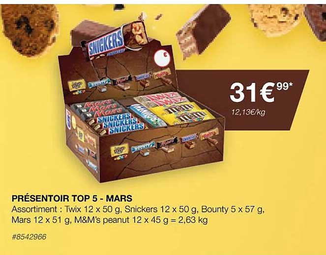 Présentoir Top 5 - Mars