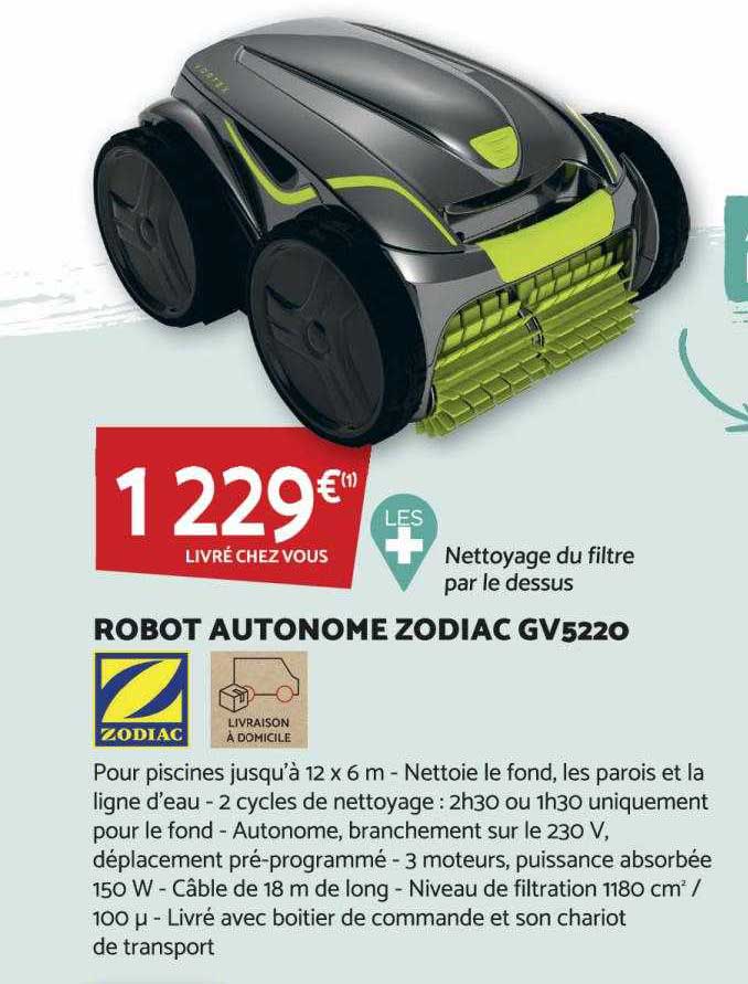 Robot Autonome Zodiac Gv5220