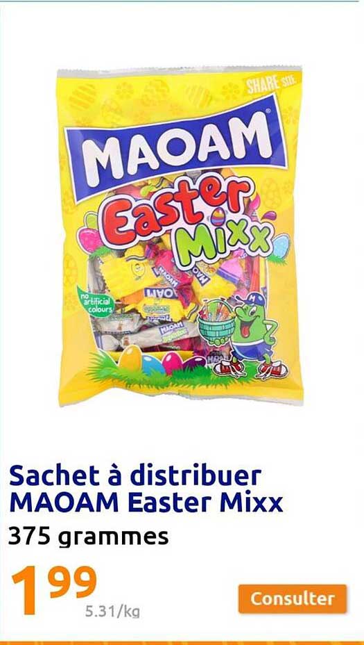 sachet à distribuer maoam easter mixx