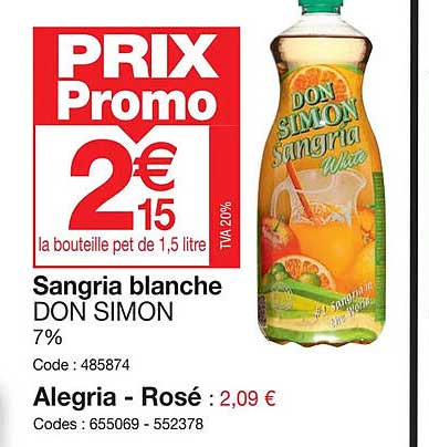 sangria blanche don simon