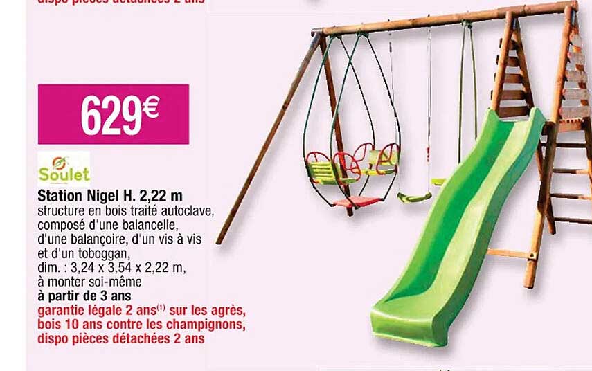 station nigel h. 2,22 m soulet